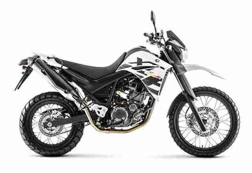 Yamaha XT660 Branca da moto