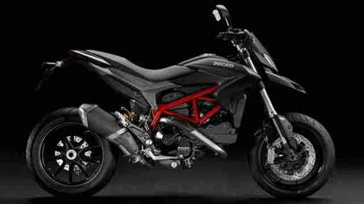 Imagem da Ducati Hypermotard na cor preta